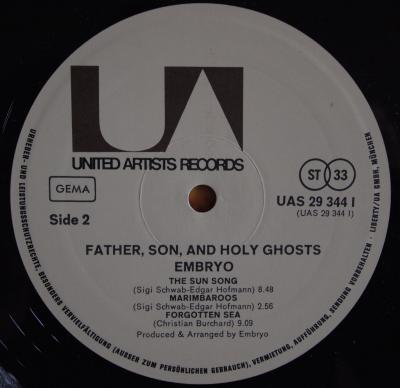 Father son and holy ghosts
