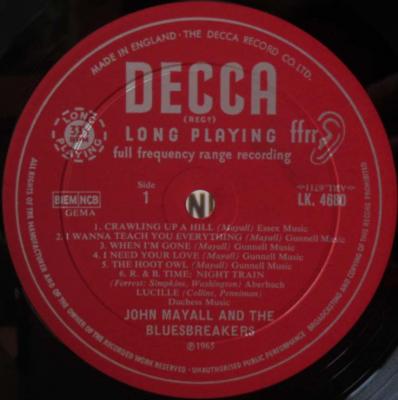 Plays John Mayall
